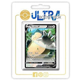 Carte Pokémon Ronflex V 141/202 en français, édition Épée et Bouclier 01, vue de face avec l’illustration complète du Pokémon Incolore endormi.