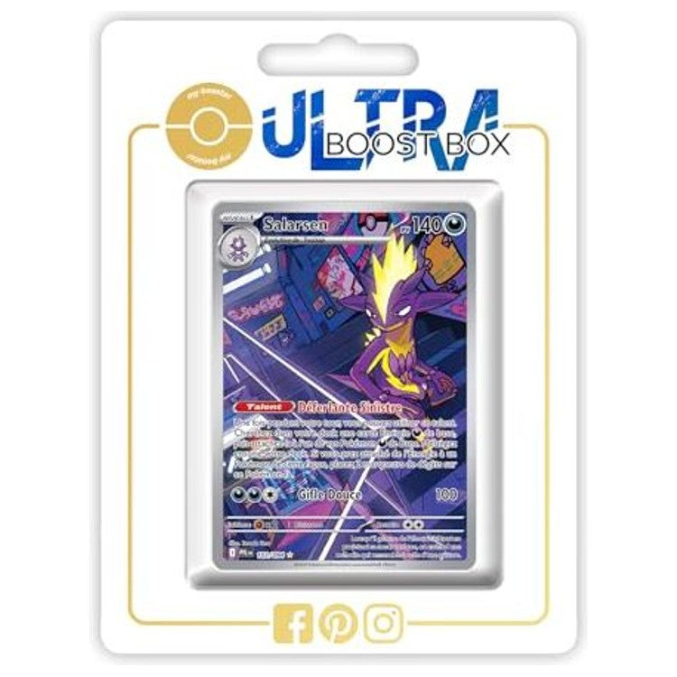 Carte Pokémon Salarsen 103/094 Alternative Pokémon Gallery Secrète recto, extension Flammes Fantasmagoriques bloc Méga-Évolution 02
