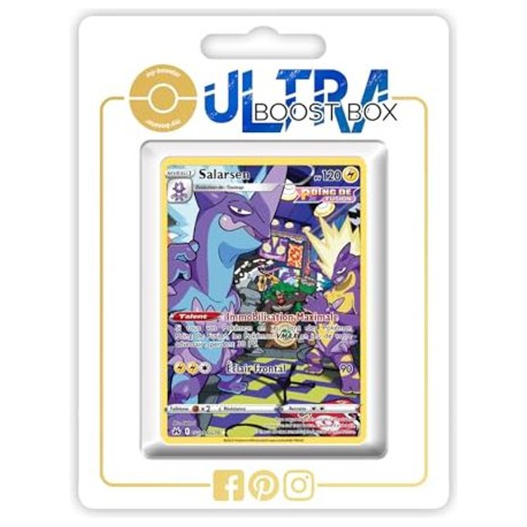 Carte Pokémon Salarsen GG09/GG70 Alternative Pokémon Gallery Secrète Zénith Suprême, vue de face mettant en valeur l’artwork complet.