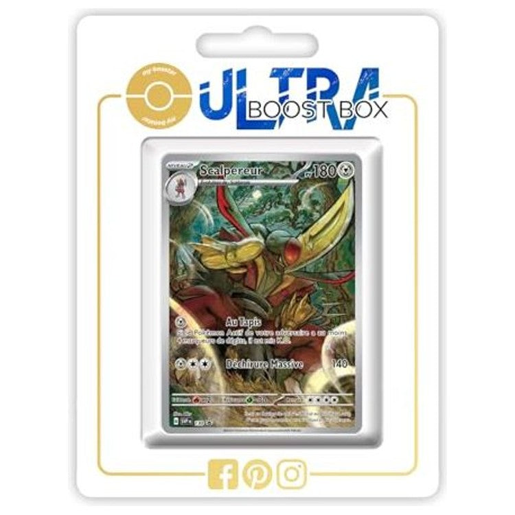 Carte Pokémon Scalpereur SV130 Alternative Pokémon Gallery de l’extension Fable Nébuleuse Écarlate et Violet 06, vue de face en français