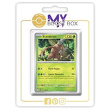 Carte Pokémon Scarabrute 127/165 en version Reverse du set 151 Écarlate et Violet 3.5, vue de face avec l’illustration complète.