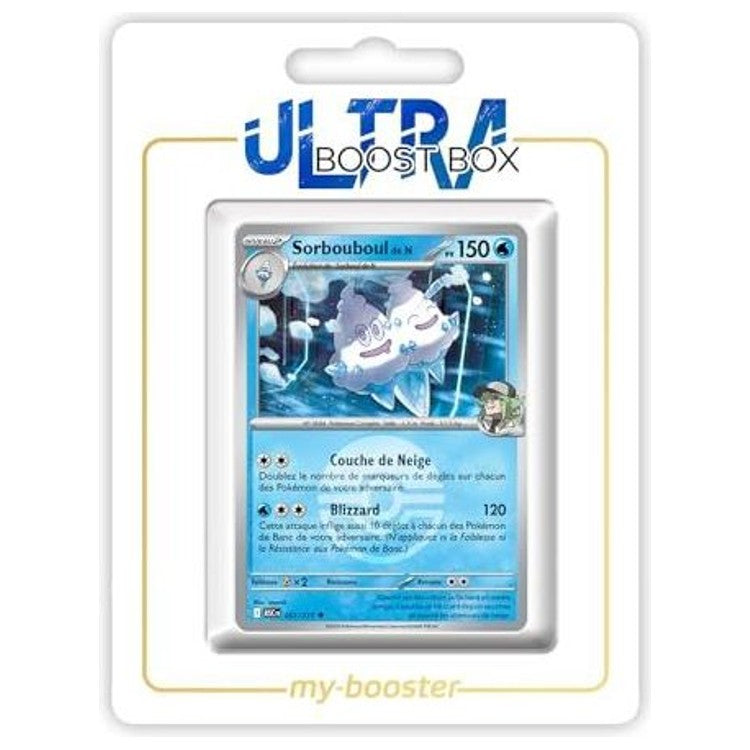 Carte Pokémon Sorbouboul de N 051/217 en version Reverse de l’extension Héros Transcendants, recto en français du bloc Méga-Évolution 02.5