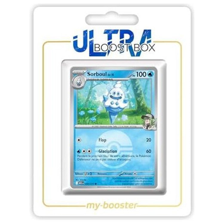 Carte Pokémon Sorboul de N 050/217 en version Reverse Pokéball, recto, issue de l’extension Héros Transcendants Méga-Évolution 02.5