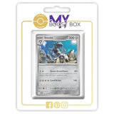 Carte Pokémon Steelix 093/132 en version Holo ou Reverse, recto, issue du coffret Myboost Méga-Évolution 01 en français.