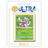 Carte Pokémon Sucreine Radieux 016/195 de l’extension Tempête Argentée Épée et Bouclier 12, vue de face avec l’illustration complète du Pokémon Plante.