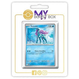 Carte Pokémon Suicune 026/094 en version Holo ou Reverse, recto, issue de l’extension Flammes Fantasmagoriques bloc Méga-Évolution 02.
