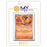 Carte Pokémon Sulfura 014/094 Holo ou Reverse recto, extension Flammes Fantasmagoriques bloc Méga-Évolution 02 en français officiel.