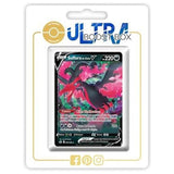 Carte Pokémon Sulfura de Galar V 097/198 Ultra Rare de l’extension Règne de Glace, bloc Épée et Bouclier 06, vue de face en français