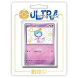 Carte Pokémon Tarsal 153/091 chromatique secrète recto, édition française de l’extension Destinées de Paldea Écarlate et Violet 4.5