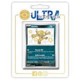 Carte Pokémon Ténéfix 184/091 chromatique secrète recto, édition française Destinées de Paldea Écarlate et Violet 4.5 en gros plan