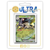 Carte Pokémon Terracruel ex 005/091 en français, recto détaillé de l’édition Destinées de Paldea Écarlate et Violet 4.5, mise en avant dans le coffret Myboost.