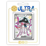 Carte Pokémon Terracruel ex 213/091 Full Art chromatique secrète de l’extension Destinées de Paldea Écarlate et Violet 4.5, vue de face