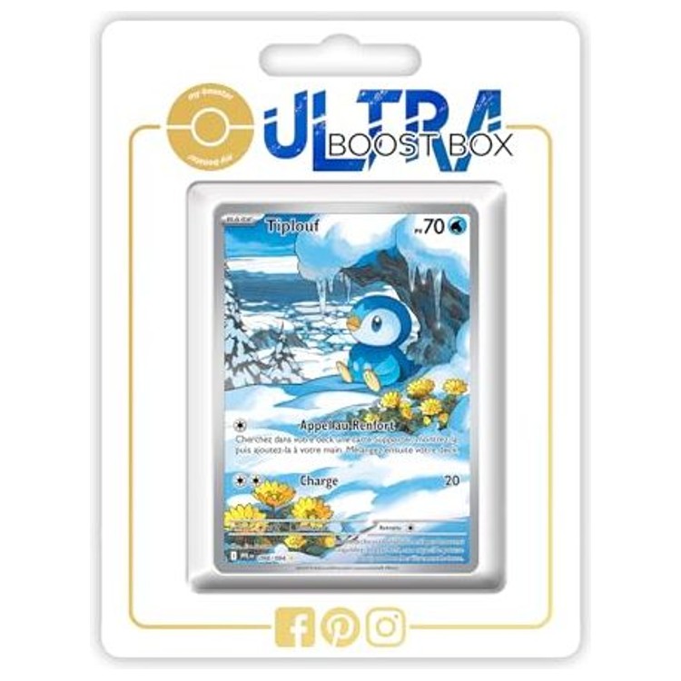Carte Pokémon Tiplouf 098/094 Alternative Pokémon Gallery Secrète, recto en français de l’extension Flammes Fantasmagoriques Méga-Évolution 02