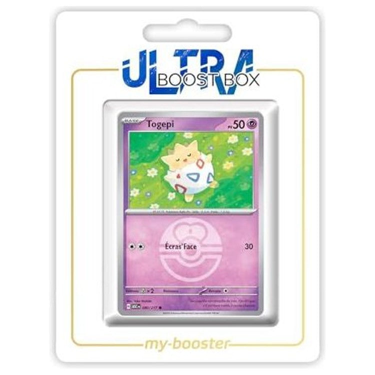 Carte Pokémon Togepi 080/217 Reverse de l’extension Héros Transcendants, vue de face, édition française sous licence officielle