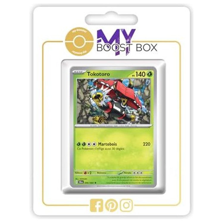 Carte Pokémon Tokotoro 006/064 en version Holo ou Reverse, recto, issue de l’extension Fable Nébuleuse Écarlate et Violet 6.5