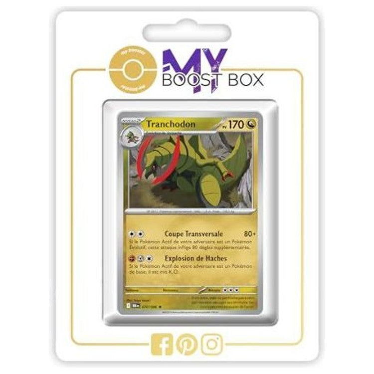 Carte Pokémon Tranchodon 070/086 Holo ou Reverse de l’extension Foudre Noire Écarlate et Violet 10.5, vue de face en français