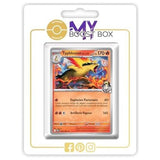 Carte Pokémon Typhlosion de Luth 034/182 en version Holo ou Reverse, recto, de l’extension Écarlate et Violet 10 Rivalités Destinées