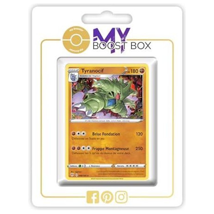 Carte Pokémon Tyranocif 088/189 Holo ou Reverse recto de l’extension Ténèbres Embrasées Épée et Bouclier 03 en français