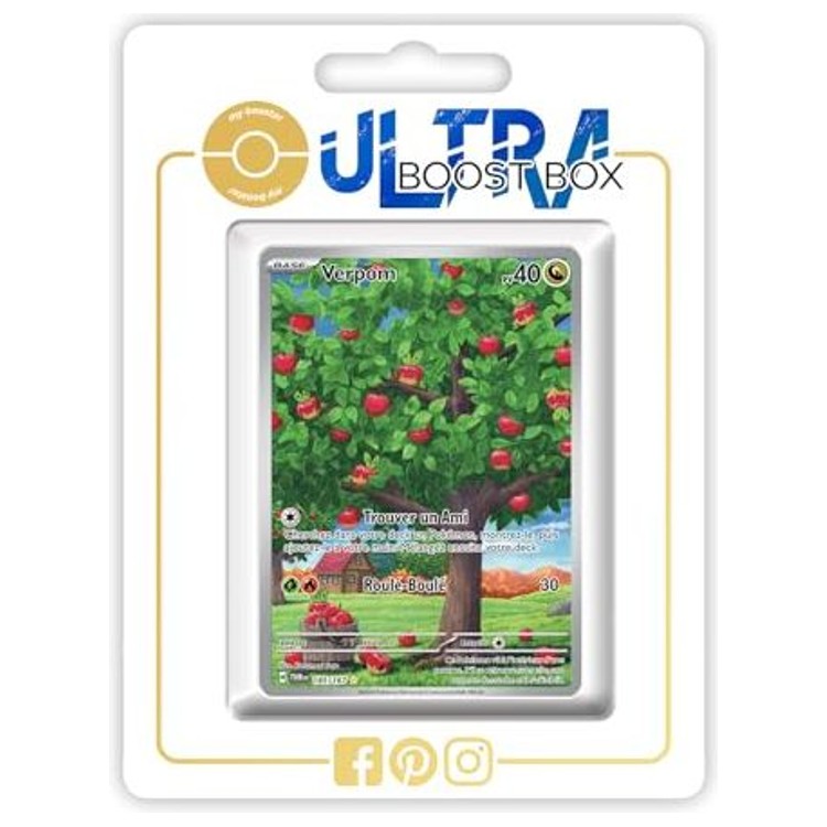 Carte Pokémon Verpom 185/167 Alternative Pokémon Gallery Secrète EV06, vue de face, issue de l’extension Mascarade Crépusculaire en français