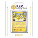 Carte Pokémon Voltali SV169 en version Holo de l’extension Évolutions Prismatiques, recto détaillé en français du bloc Écarlate et Violet
