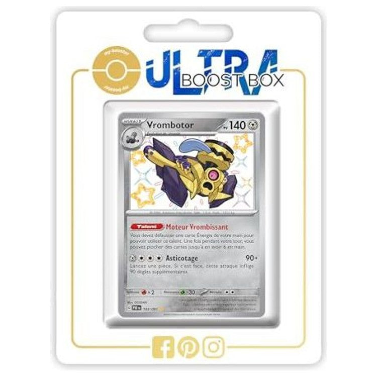 Carte Pokémon Vrombotor 193/091 chromatique secrète recto, édition française de l’extension Destinées de Paldea Écarlate et Violet 4.5