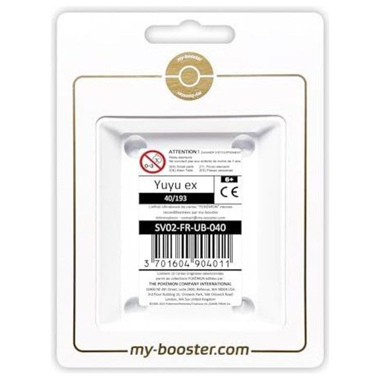 Carte Pokémon Yuyu ex 40/193 ultra rare EV02 en français, vue de face, issue de l’extension Évolutions à Paldea du bloc Écarlate et Violet