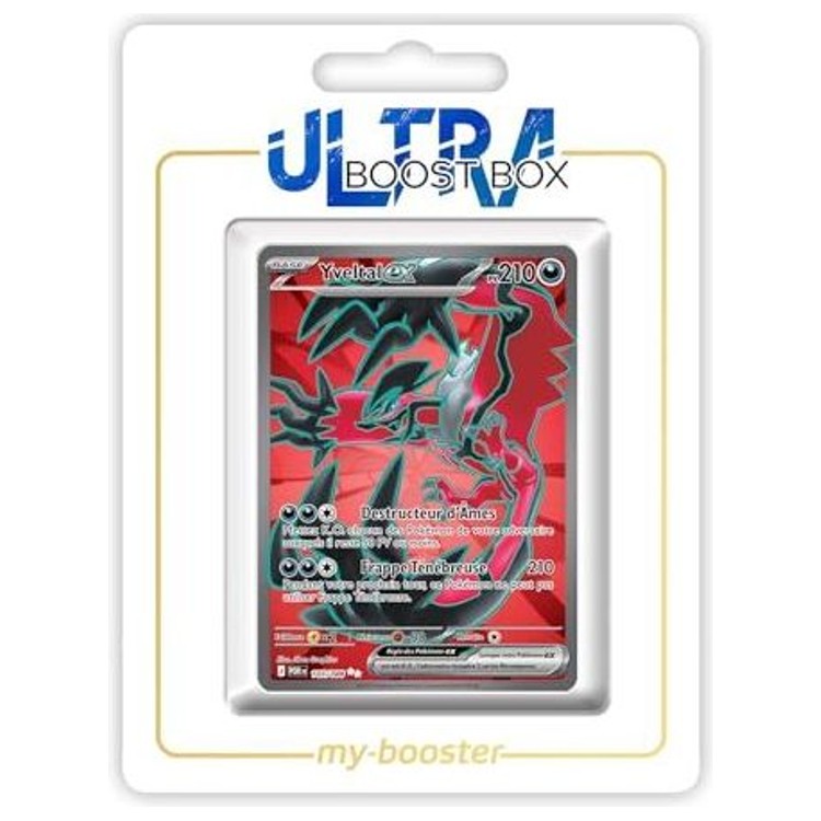 Carte Pokémon Yveltal ex 105/088 Full Art Secrète en français, recto, issue de l’extension Équilibre Parfait du bloc Méga-Évolution 03.