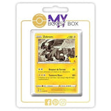 Carte Pokémon Zekrom 010/025 Holo de l’extension Célébrations Épée et Bouclier 7.5, vue de face avec illustration complète du légendaire Dragon Électrik.
